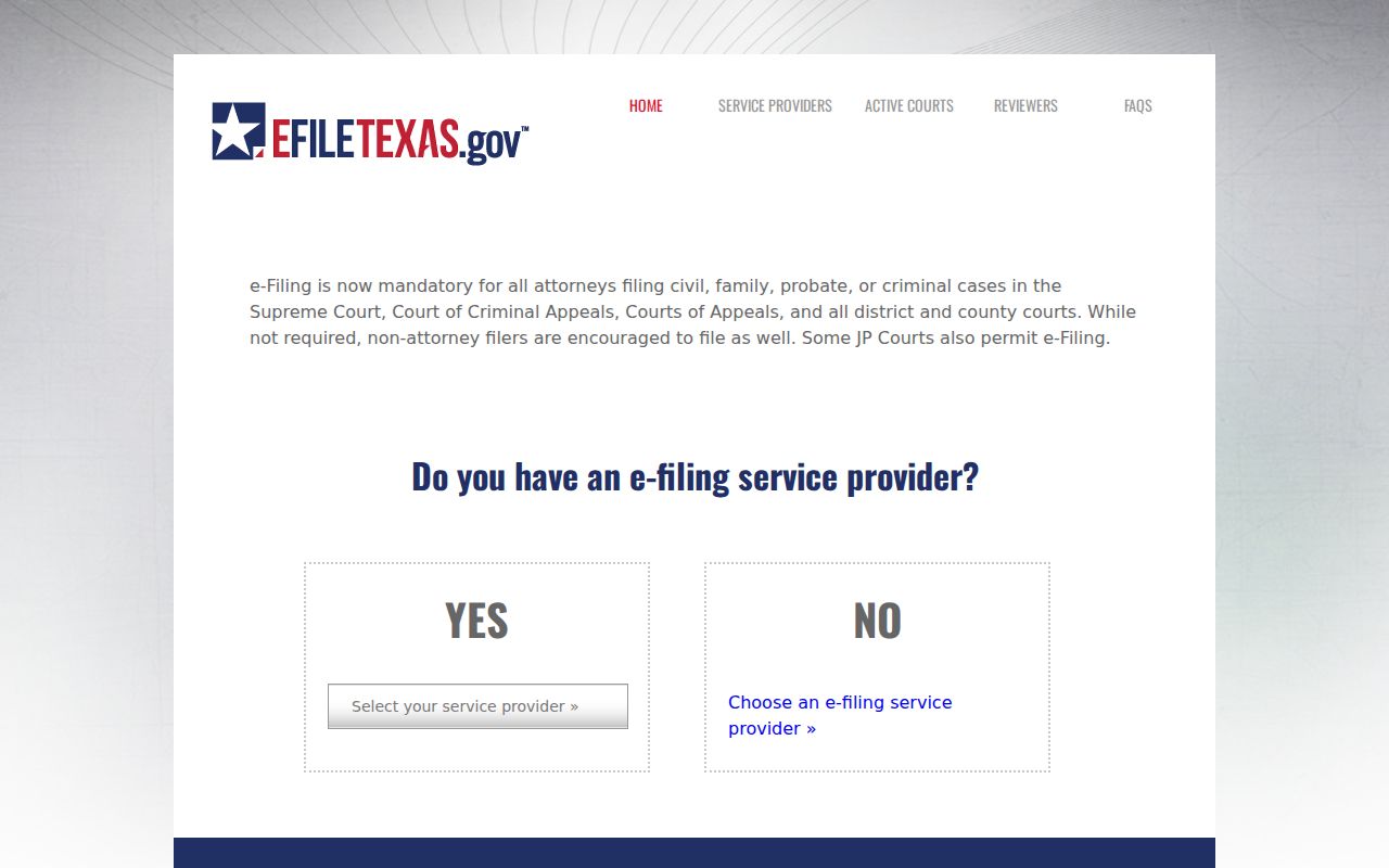 Wheeler County case lookup eFileTexas layer