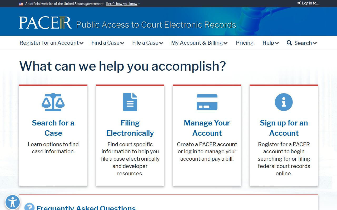 Wheeler County court record search federal PACER detour