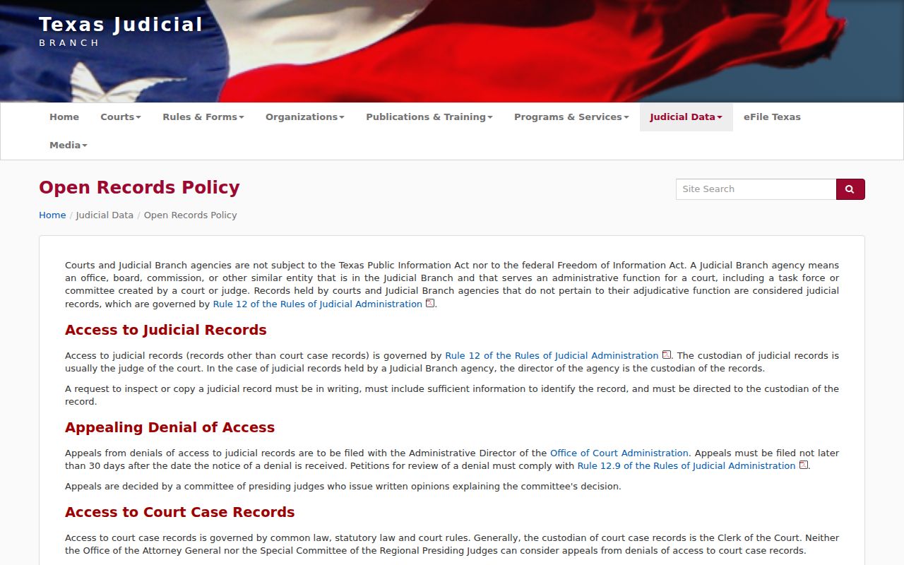 Wheeler County court records and Texas judicial records distinction